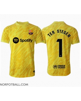 Billige Fotballdrakt Barcelona Ter Stegen #1 Keeper Replika Hjemmedrakt 2024-25 Kortermet